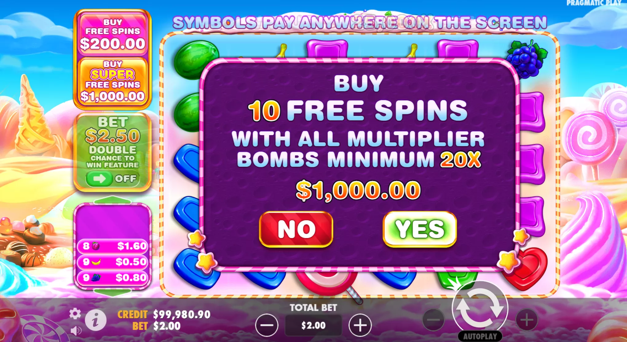 Sweet Bonanza 1000 by Pragmatic Play